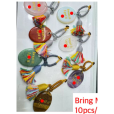 Hanger - Bring me along Oval shape stone (about 1.25 x 1.75 inches) with wording - 10 pcs Pack