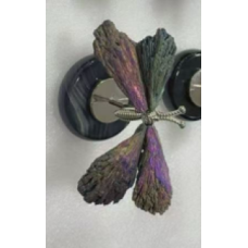 Extra Large Carving - Butterfly (2.75 x 2.25 H inches) with Stand - Black Kyanite Extra Large Carving - Butterfly (2.75 x 2.25 H inches) with Stand - Black Kyanite