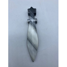 Extra Large Carving - Dagger (5 inches) - Orca Agate Extra Large Carving - Dagger (5 inches) - Orca Agate