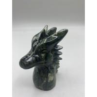 Extra Large Carving - Dragon Head (About 3.75 inches H) - Serpentine