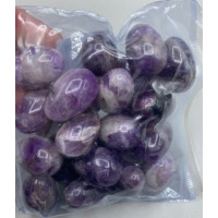 Egg - (30x8 mm) - 24 pcs pack - Amethyst only
