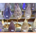Flame Gemstone Large Teardrop shape (About 2 x 3 inches) - Blue Moonstone with display Stand Flame Gemstone Large Teardrop shape (About 2 x 3 inches) - Blue Moonstone with display Stand