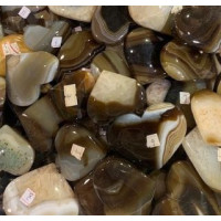 Large Gemstone Heart - Botswana Agate (2.75 x 4 Inch) Large Gemstone Heart - Botswana Agate (2.75 x 4 Inch)