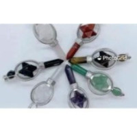 GPK - Merkaba and bi-point pendant - Mix Stones - 10 pcs Pack