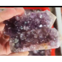 Gemstone Points Pack - Amethyst Geode - 3 pcs Packs about 3 - 3.5 inch