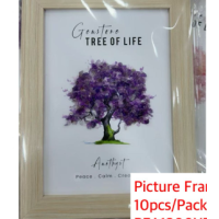Picture Frame - 10 pcs Pack - Gemstone Tree with Amethyst Chips