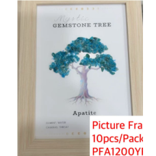 Picture Frame - 10 pcs Pack - Gemstone Tree with Apatite Chips Picture Frame - 10 pcs Pack - Gemstone Tree with Apatite Chips