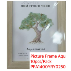 Picture Frame - 10 pcs Pack - Gemstone Tree with Aquamarine Chips Picture Frame - 10 pcs Pack - Gemstone Tree with Aquamarine Chips