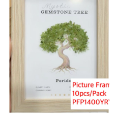 Picture Frame - 10 pcs Pack - Gemstone Tree with Peridot Chips Picture Frame - 10 pcs Pack - Gemstone Tree with Peridot Chips