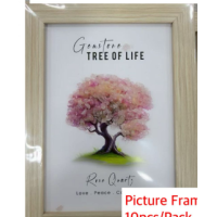 Picture Frame - 10 pcs Pack - Gemstone Tree with Rose Quartz Chips
