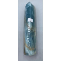 Gemstone Points - Blue Onyx (About 8.25 inches)