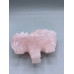 Extra Large Carving - Dragon (Rose Quartz) - About 5.25 x 5 x 1.75 inches H