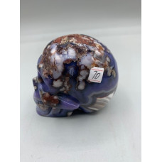 Extra Large Carving - Skull (about 3 inches in Height) - Blue Sakura Agate Extra Large Carving - Skull (about 3 inches in Height) - Blue Sakura Agate