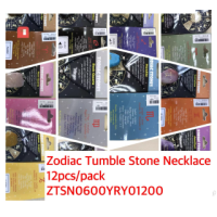 Gemstone Necklace - Zodiac Tumble Stone Necklace (Mix Stones)