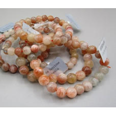 7-9 mm Gemstone Round Bead Bracelet - 10 pcs pack - Arusha Sunstone