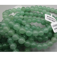 8 mm XL 8.5 inch Round Bead Bracelet - 10 pcs pack - Aventurine