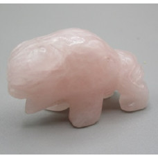 Buffalo 1.5 Inch Figurine - Rose Quartz