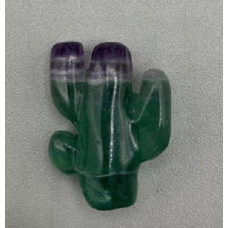 Cactus 1 Inch Figurine - Fluorite