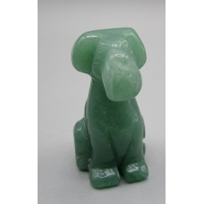 Dog (Airedale) 1.5 Inch Figurine - Aventurine