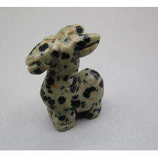 Donkey 1 Inch Figurine - Dalmatian Dacite