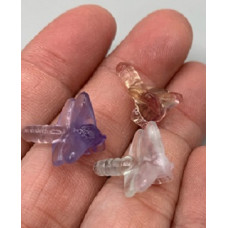 Carvings - Dragonfly (1.8 cm or about 0.7 inch) in Rainbow Fluorite Mix Stones - 10 pcs pack