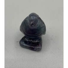 Penguin 1 Inch Figurine - Fluorite