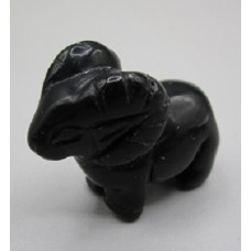 Ram 1.5 Inch Figurine - Black Obsidian