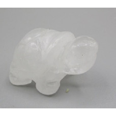 Turtle 1.5 Inch Figurine - Clear Quartz