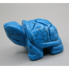 Turtle 1.5 Inch Figurine - Howlite Turquoise