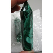 Gemstone Points Pack - Malachite - 2 pcs pack (About 1 x 3 H inch)