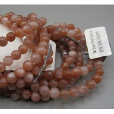 6 mm Gemstone Round Bead Bracelet - 10 pcs pack - Sunstone Golden