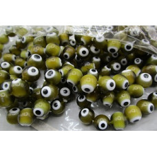 Blue Eye Bracelet - Green - 10 pcs pack