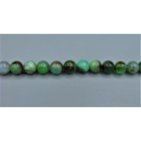 16 inch 10 mm Gemstone Round Bead Strand - Chrysoprase