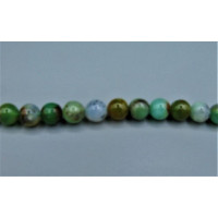 16 inch 8 mm Gemstone Round Bead Strand - Chrysoprase