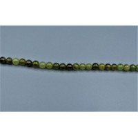 16 inch 6 mm Gemstone Round Bead Strand - Green Garnet