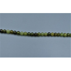 16 inch 6 mm Gemstone Round Bead Strand - Green Garnet