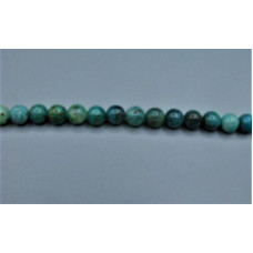 16 inch 8 mm Gemstone Round Bead Strand - Chrysoccolla