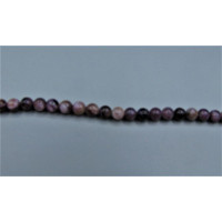 16 inch 6 mm Gemstone Round Bead Strand - Charoite