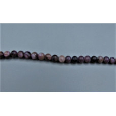 16 inch 6 mm Gemstone Round Bead Strand - Charoite