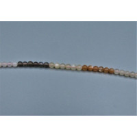 16 inch 6 mm Gemstone Round Bead Strand - Moonstone Mix