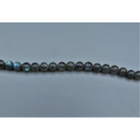 16 inch 6 mm Gemstone Round Bead Strand - Labordorite