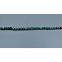 16 inch 6 mm Gemstone Round Bead Strand - Chrysoccolla