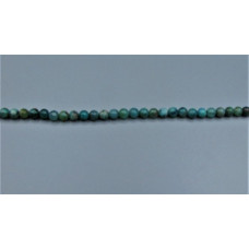 16 inch 6 mm Gemstone Round Bead Strand - Chrysoccolla