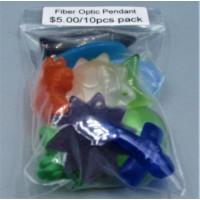 Assorted Fiber Optic Pendant Pack (10 pcs)