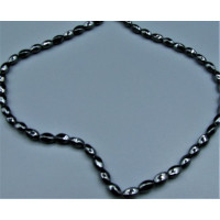 Magnetic Bead Strand - 5 sided long twist shape - 6x8mm