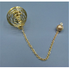 Gold plated Cage - 25mm with 7 inch extended chain and ball