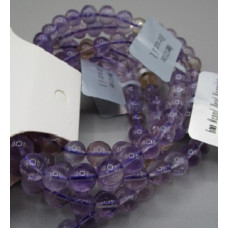 6 mm Gemstone Round Bead Bracelet - 10 pcs pack - Ametrine