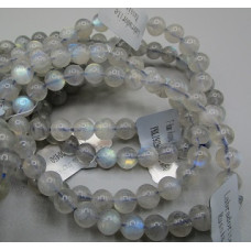 7 - 8 mm Gemstone Round Bead Bracelet - 10 pcs Pack - Labradorite