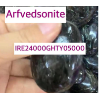 Oval Shape Flat Stone - Arfedsonite - 6 pcs pack (Price with $50/kg)