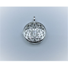 Designer Locket Cage - Silver plated blossom Cage